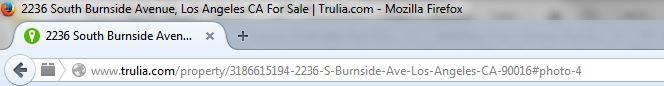Trulia.com SEO opmtimized Title Tag
